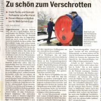 Herr Büsche schreibt im Südkurier über das Projekt