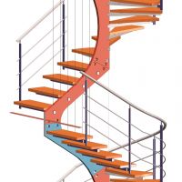 CAD Planung Treppe